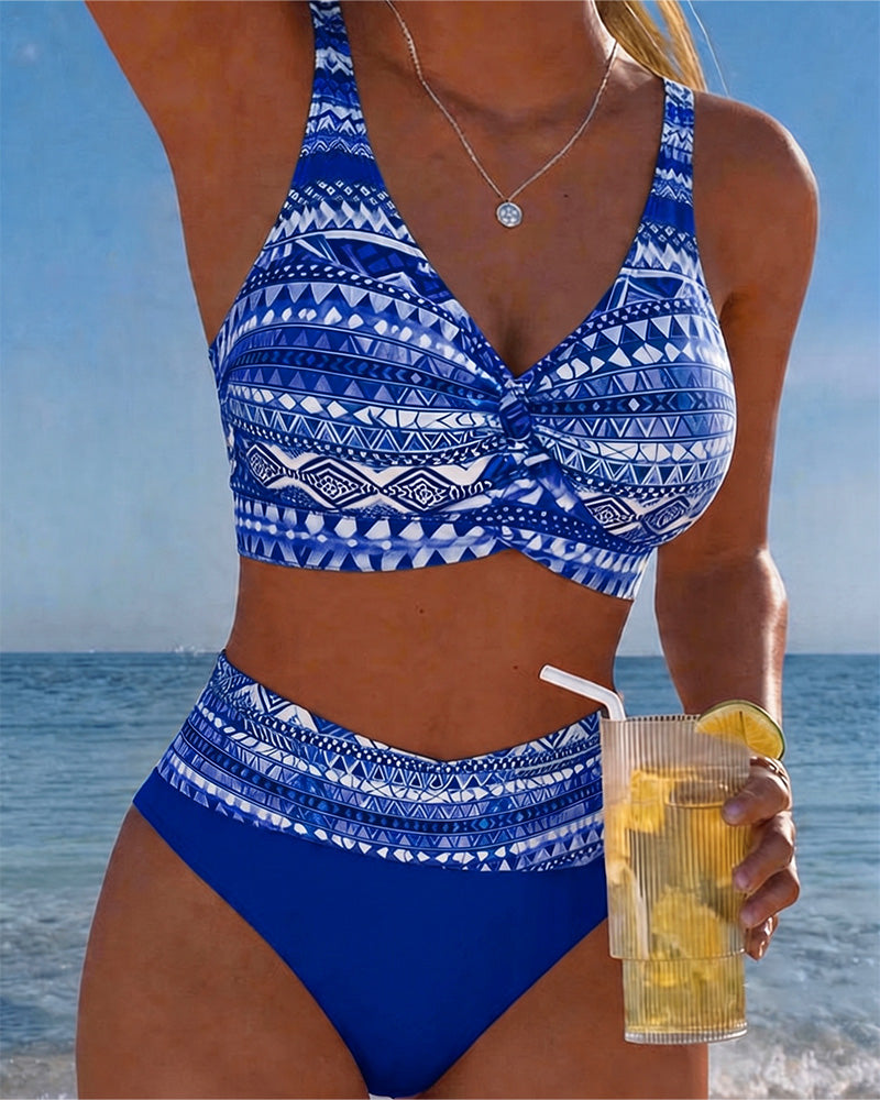 Geometrische bikini (tweedelig)