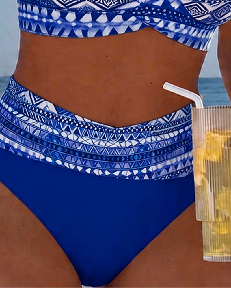 Geometrische bikini (tweedelig)