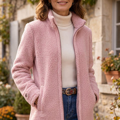 Geneviève veste zippée portée