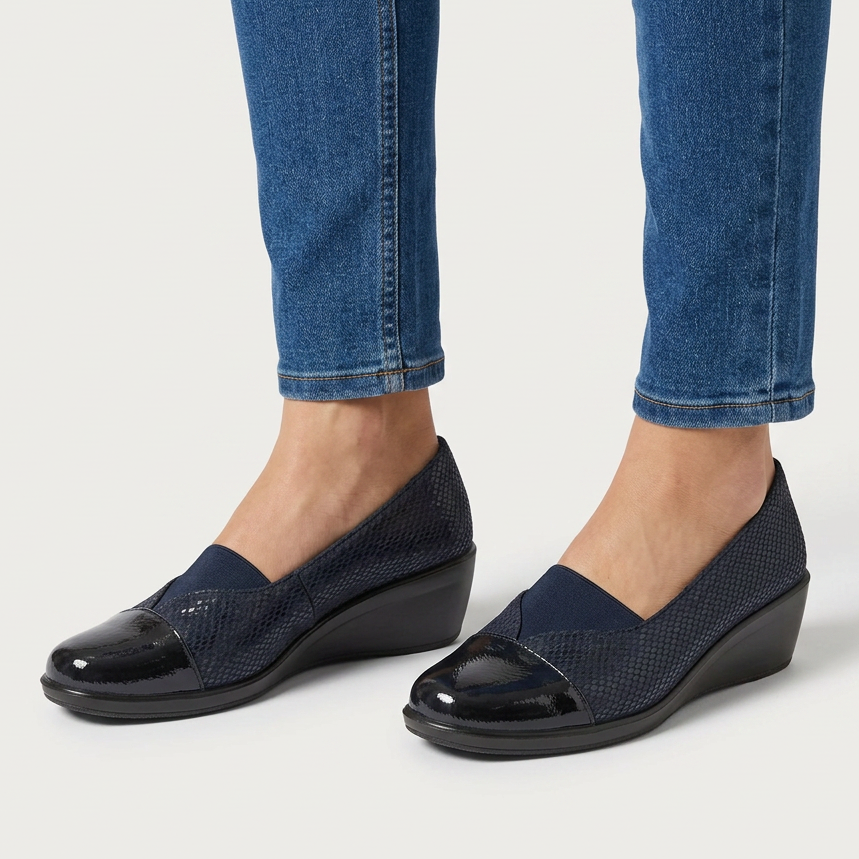 Ilenia - Mocassin élastique femme