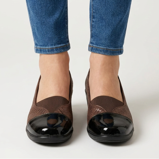 Ilenia - Mocassin élastique femme