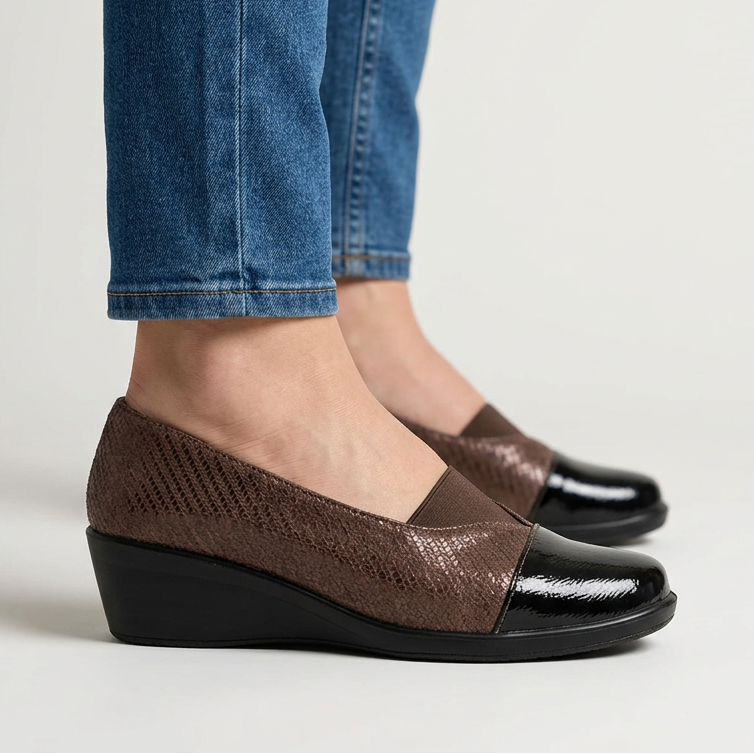 Ilenia - Mocassin élastique femme