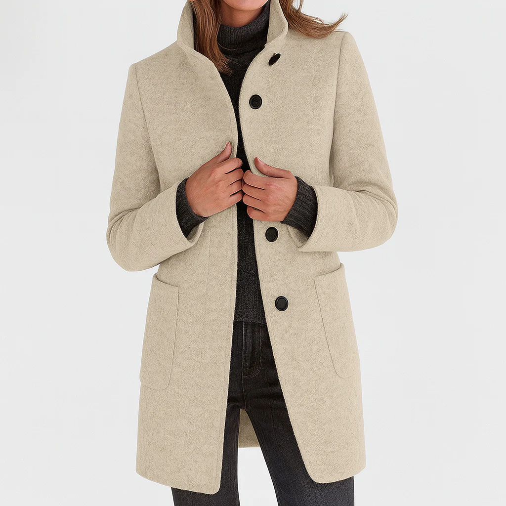 Eleonora | Manteau en laine à coupe midi