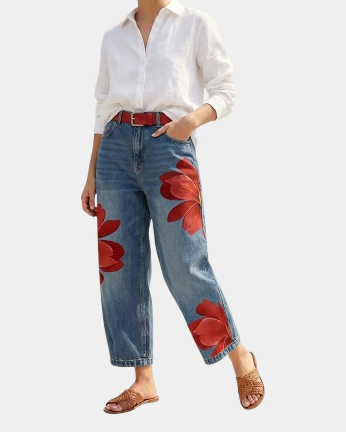 Chérine | Elegante bloemenbroek