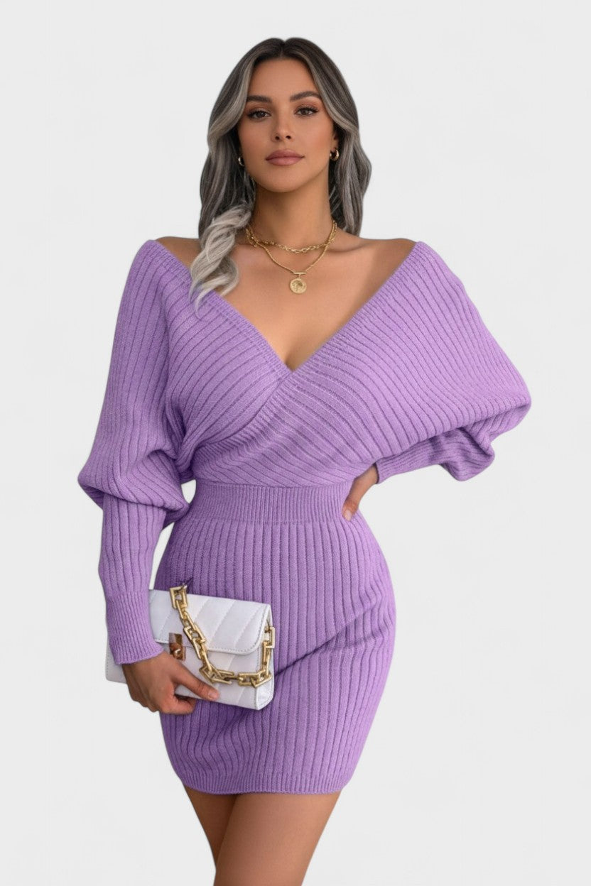 Juliette - Elegante overslagjurk met V-hals
