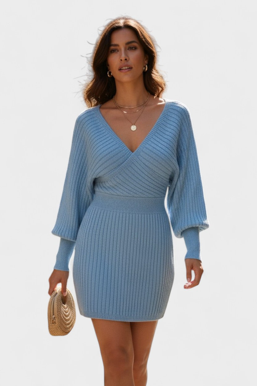 Juliette - Elegante overslagjurk met V-hals