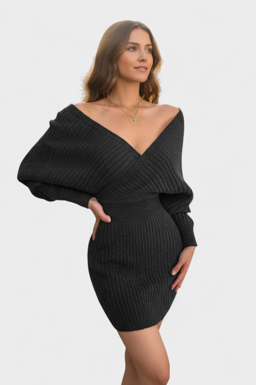 Juliette - Elegante overslagjurk met V-hals